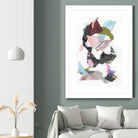 Sonata I by Jodi Fuchs on GIANT ART - pink abstract