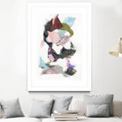 Sonata I by Jodi Fuchs on GIANT ART - pink abstract