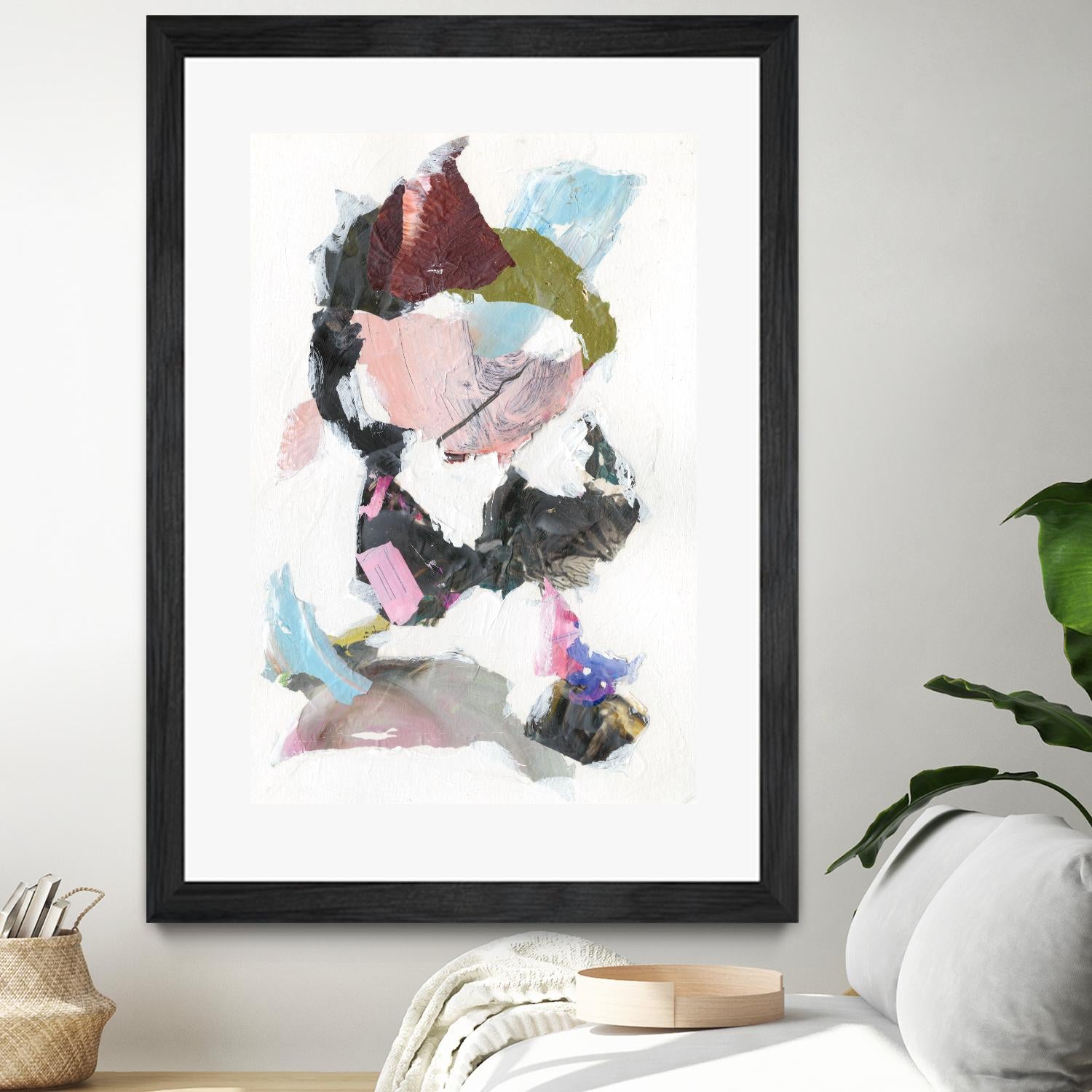 Sonata I by Jodi Fuchs on GIANT ART - pink abstract