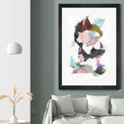 Sonata I by Jodi Fuchs on GIANT ART - pink abstract