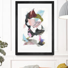 Sonata I by Jodi Fuchs on GIANT ART - pink abstract