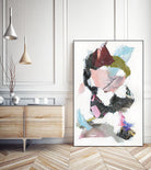 Sonata I by Jodi Fuchs on GIANT ART - pink abstract