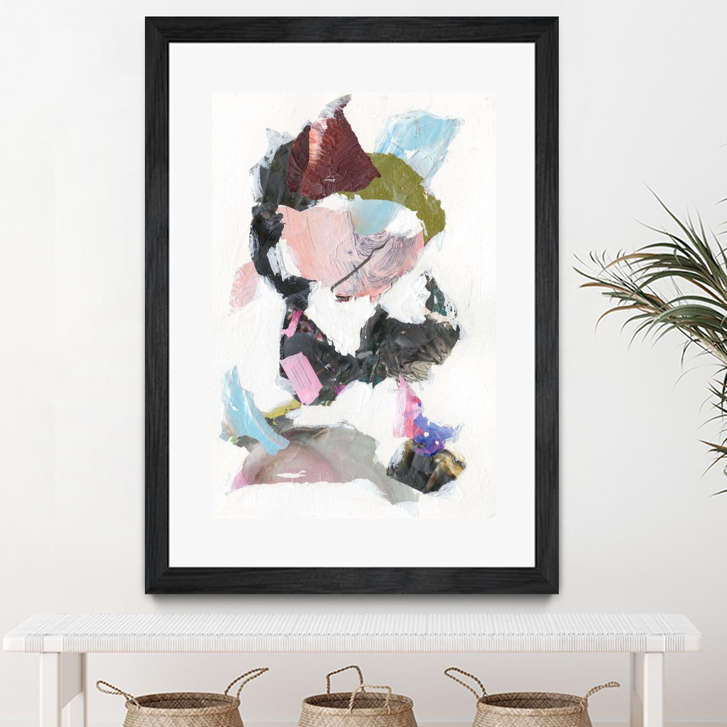 Sonata I by Jodi Fuchs on GIANT ART - pink abstract