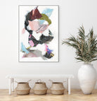 Sonata I by Jodi Fuchs on GIANT ART - pink abstract