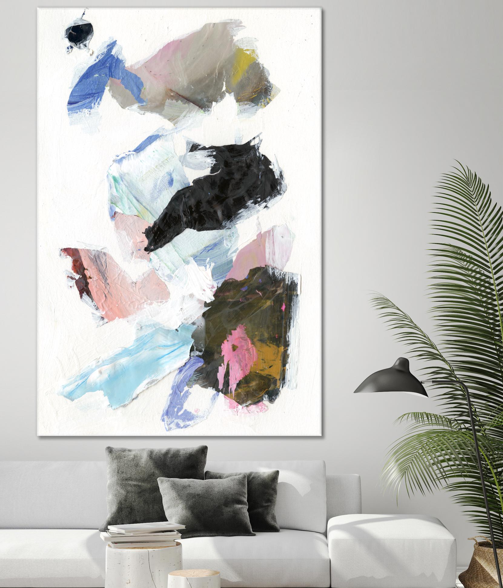 Sonata II by Jodi Fuchs on GIANT ART - pink abstract