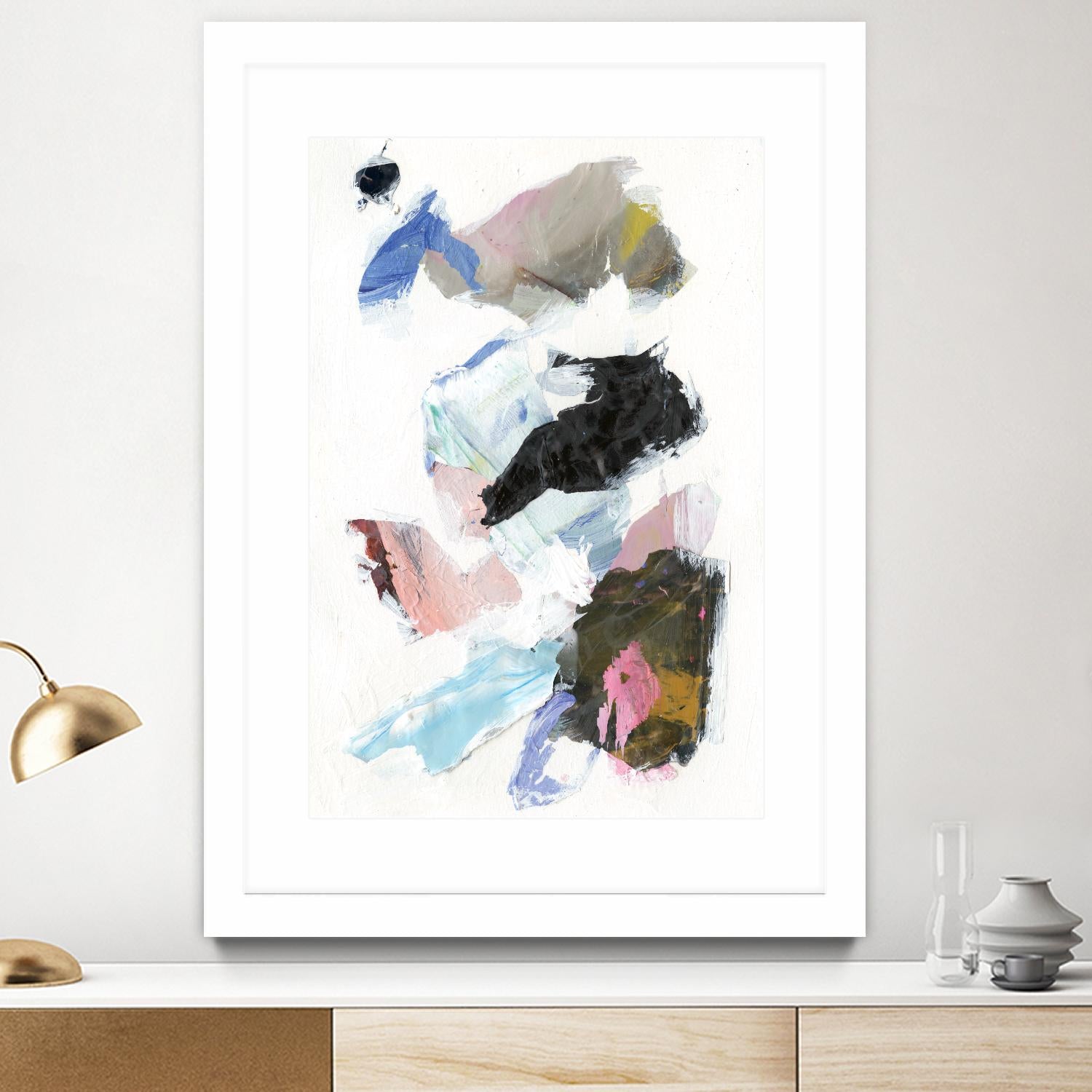 Sonata II by Jodi Fuchs on GIANT ART - pink abstract