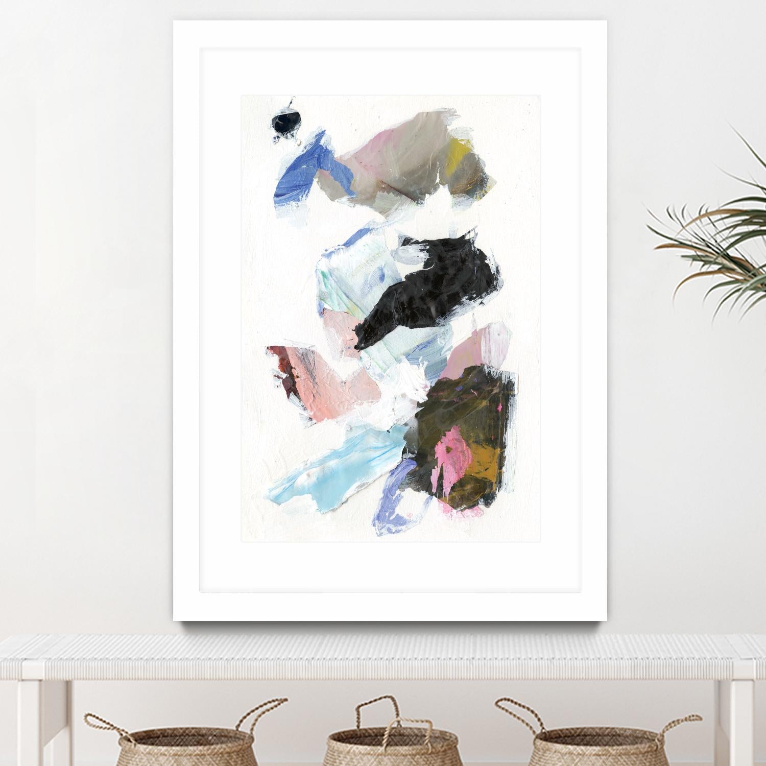 Sonata II by Jodi Fuchs on GIANT ART - pink abstract