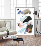 Sonata II by Jodi Fuchs on GIANT ART - pink abstract