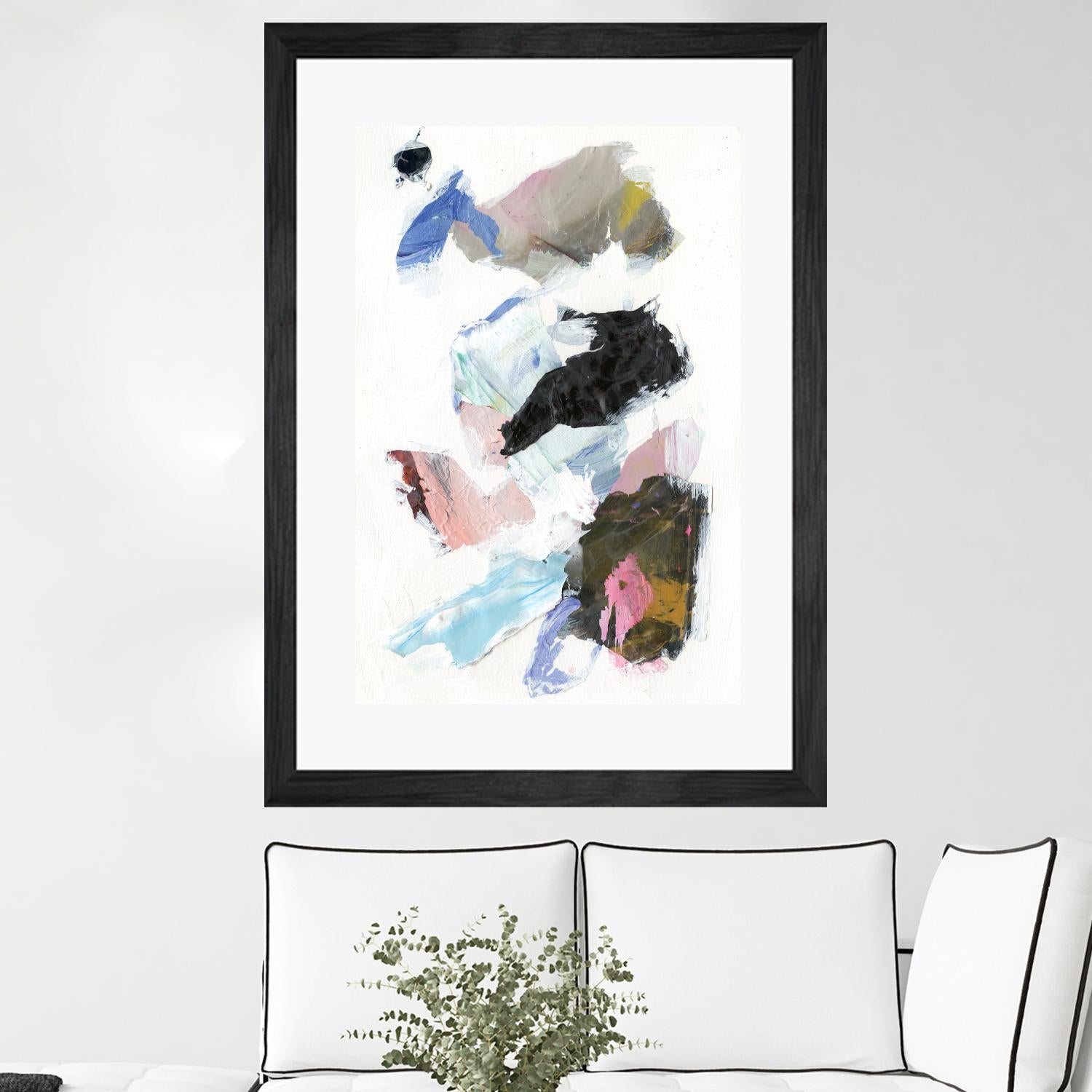 Sonata II by Jodi Fuchs on GIANT ART - pink abstract