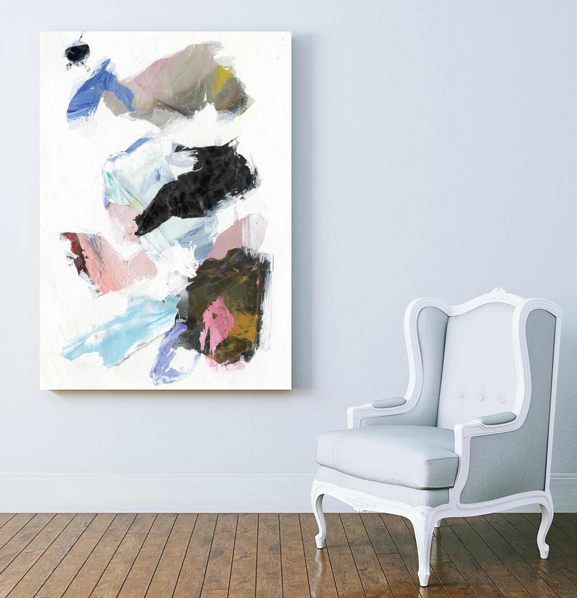 Sonata II by Jodi Fuchs on GIANT ART - pink abstract