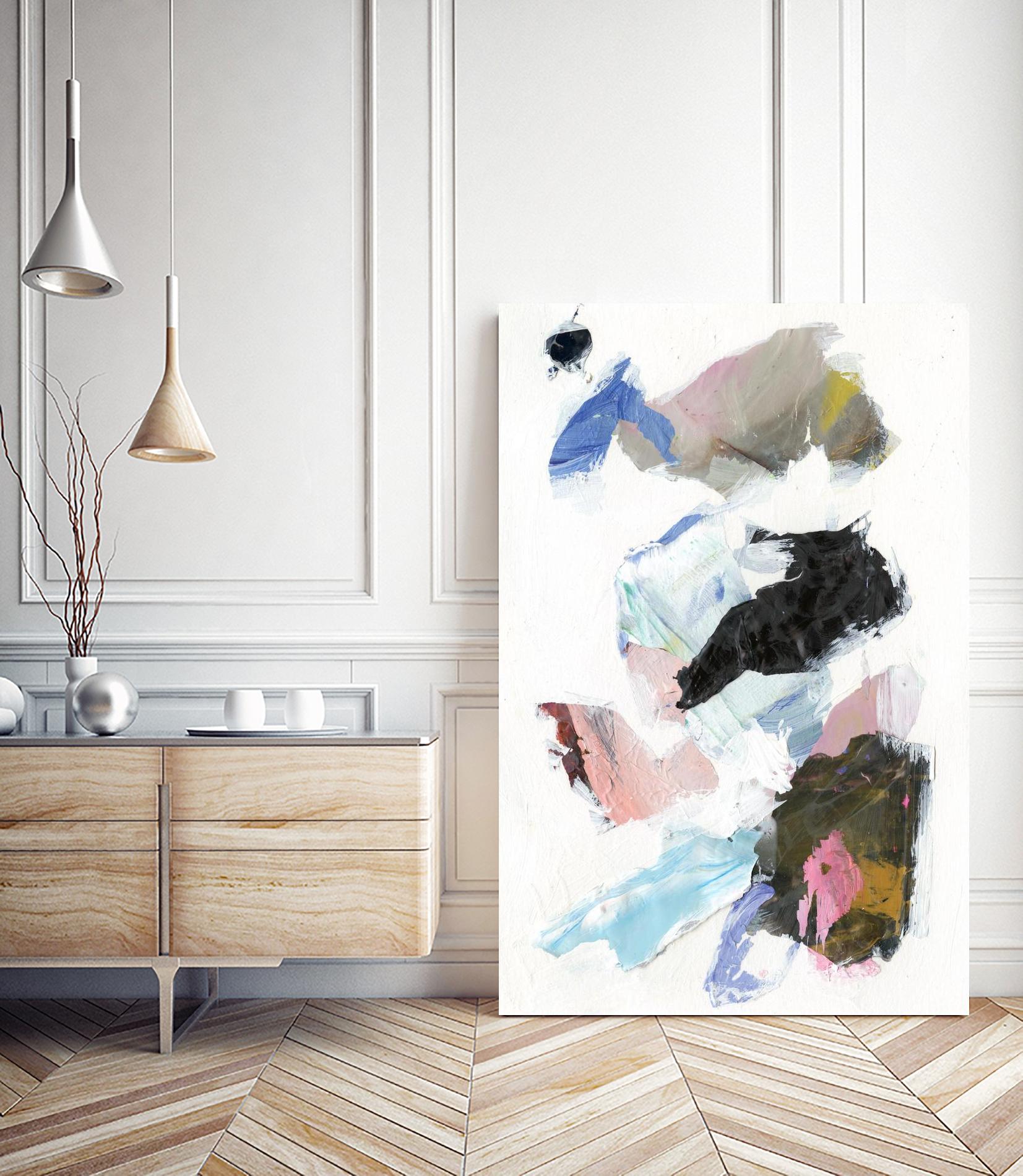 Sonata II by Jodi Fuchs on GIANT ART - pink abstract