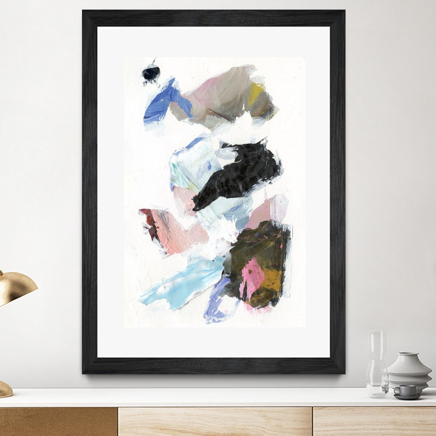 Sonata II by Jodi Fuchs on GIANT ART - pink abstract