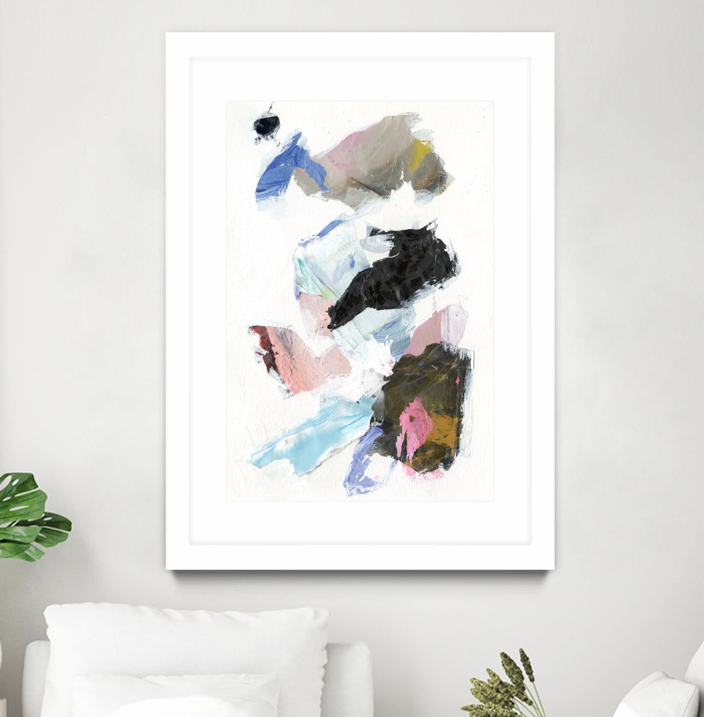 Sonata II by Jodi Fuchs on GIANT ART - pink abstract