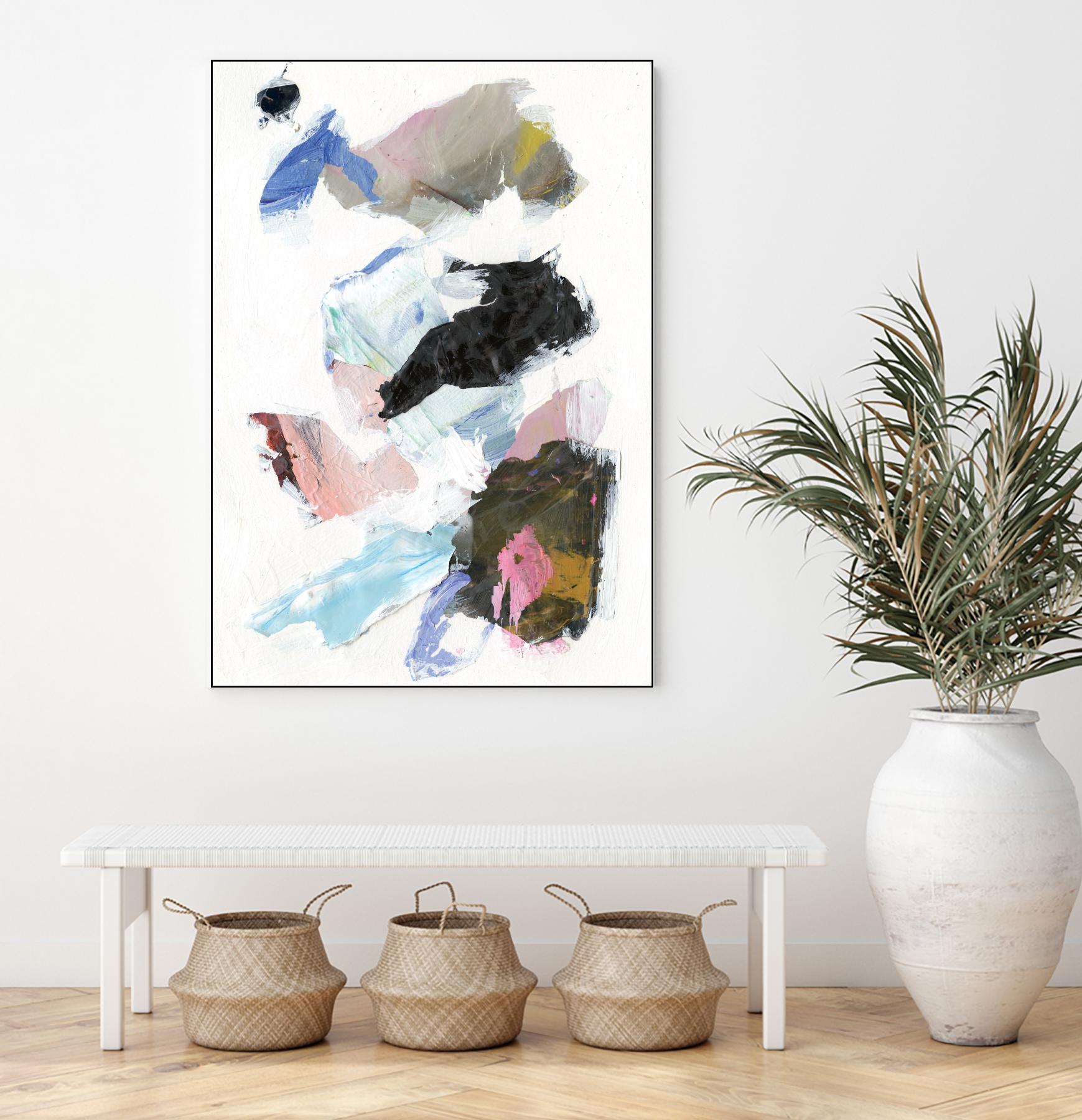 Sonata II by Jodi Fuchs on GIANT ART - pink abstract