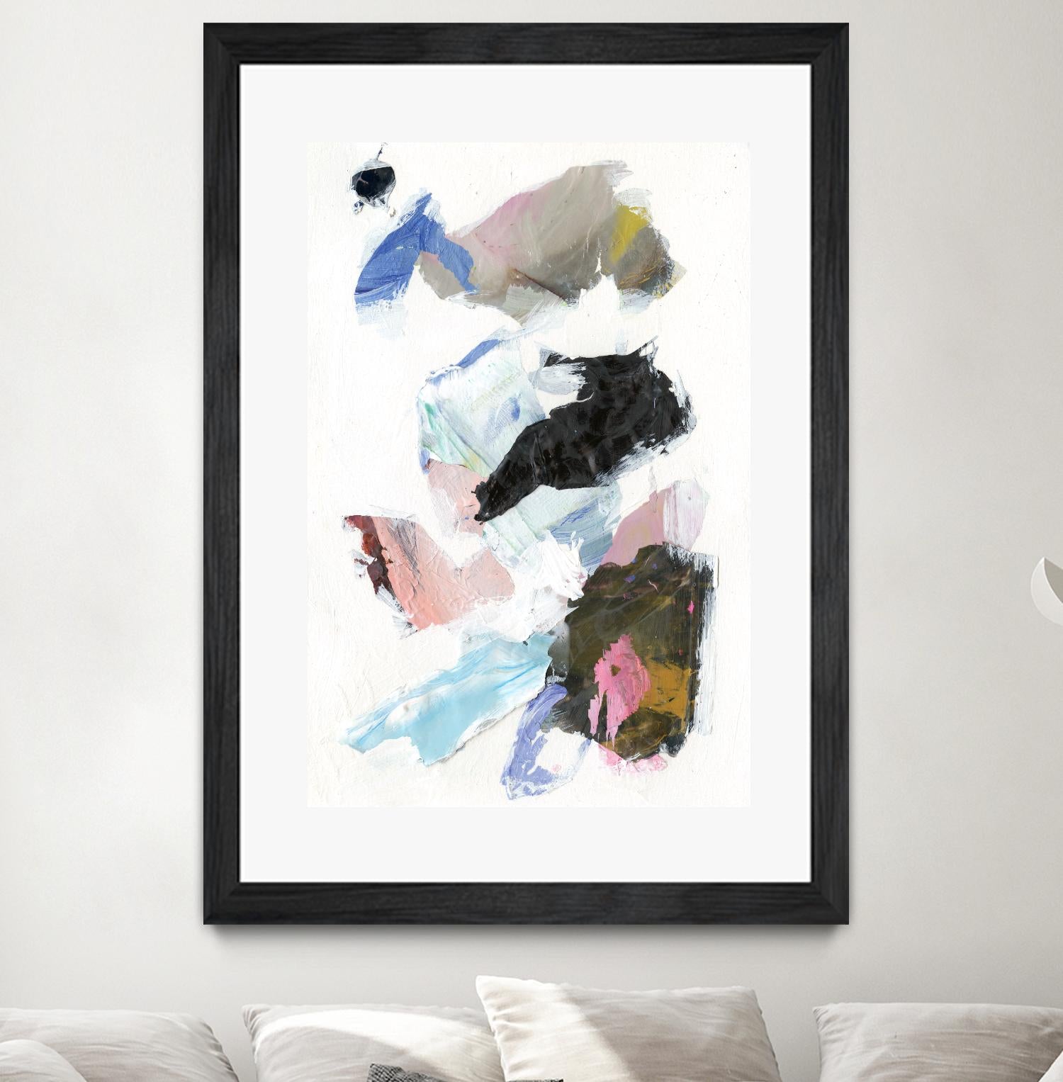 Sonata II by Jodi Fuchs on GIANT ART - pink abstract