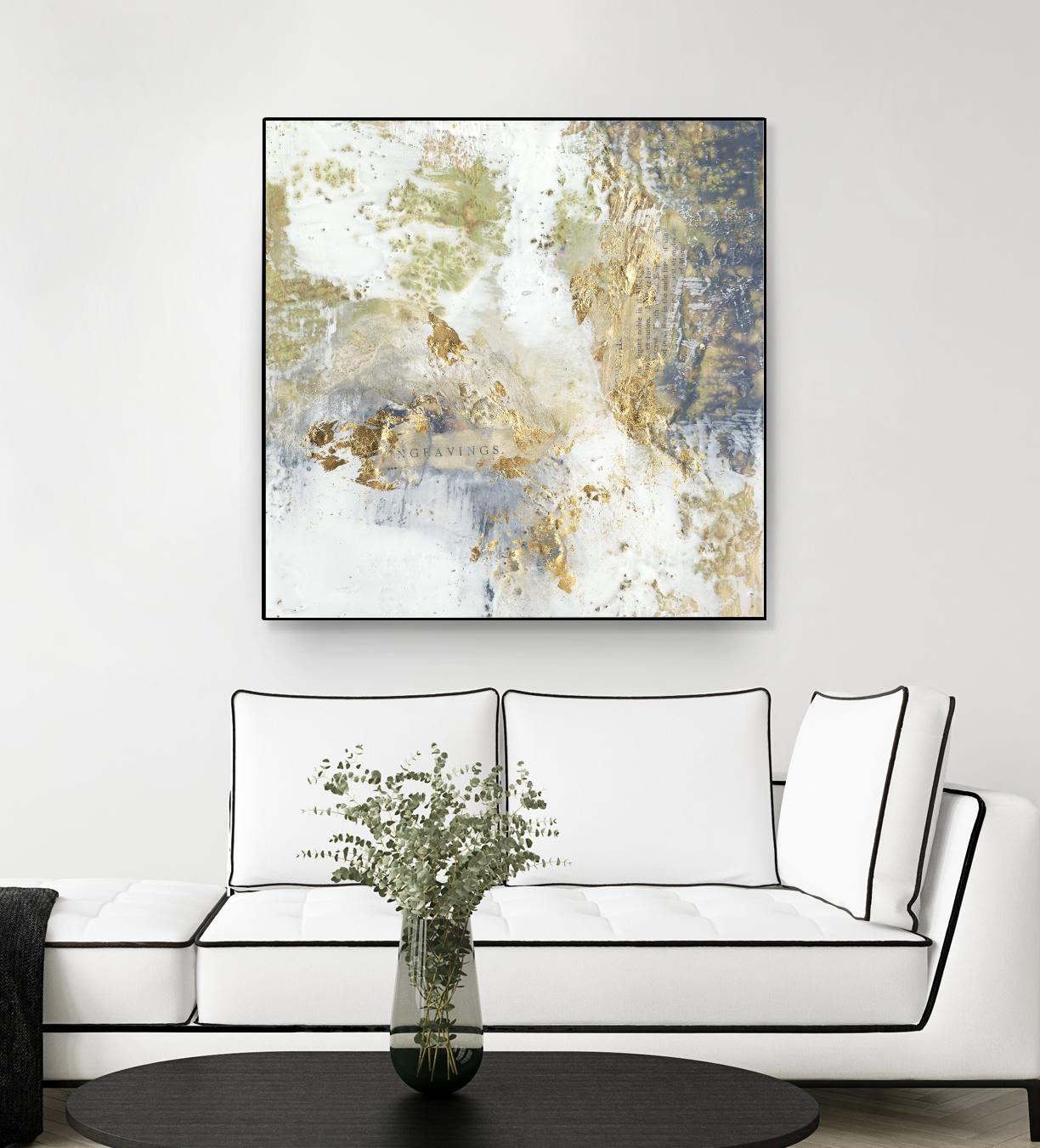 Gilded Aerial by Jennifer Goldberger on GIANT ART - abstract