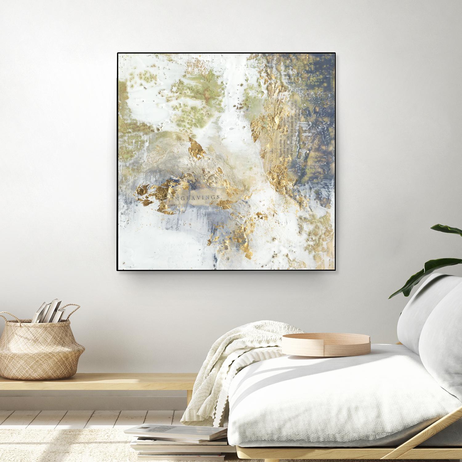 Gilded Aerial by Jennifer Goldberger on GIANT ART - abstract