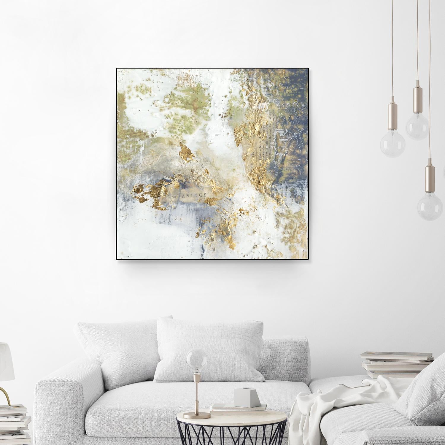 Gilded Aerial by Jennifer Goldberger on GIANT ART - abstract