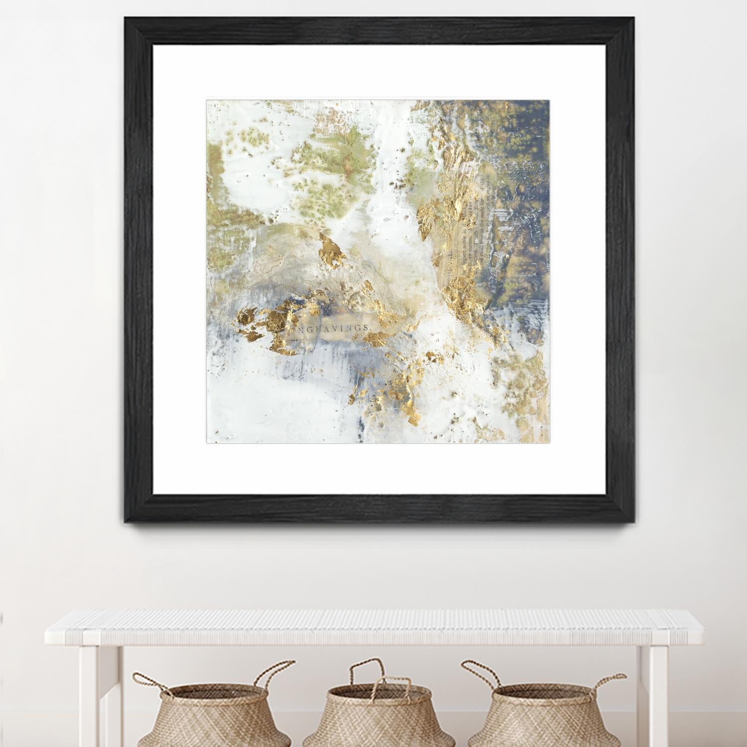 Gilded Aerial by Jennifer Goldberger on GIANT ART - abstract