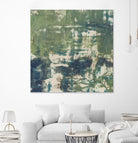 Obscured Horizon II by Jennifer Goldberger on GIANT ART - green abstract