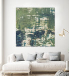 Obscured Horizon II by Jennifer Goldberger on GIANT ART - green abstract