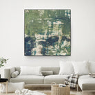 Obscured Horizon II by Jennifer Goldberger on GIANT ART - green abstract