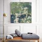 Obscured Horizon II by Jennifer Goldberger on GIANT ART - green abstract