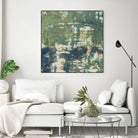 Obscured Horizon II by Jennifer Goldberger on GIANT ART - green abstract