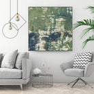 Obscured Horizon II by Jennifer Goldberger on GIANT ART - green abstract