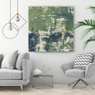 Obscured Horizon II by Jennifer Goldberger on GIANT ART - green abstract