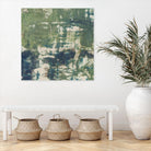 Obscured Horizon II by Jennifer Goldberger on GIANT ART - green abstract