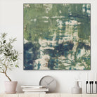 Obscured Horizon II by Jennifer Goldberger on GIANT ART - green abstract