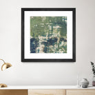 Obscured Horizon II by Jennifer Goldberger on GIANT ART - green abstract