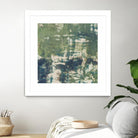 Obscured Horizon II by Jennifer Goldberger on GIANT ART - green abstract