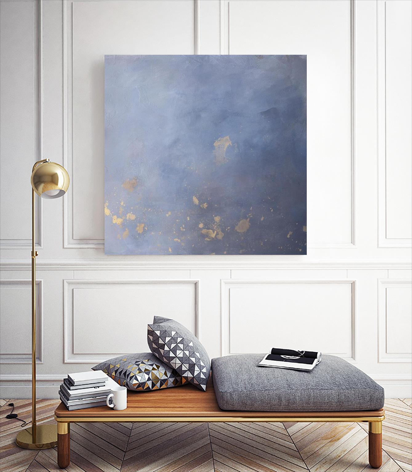 Escaping Night II by Julia Contacessi on GIANT ART - blue abstract