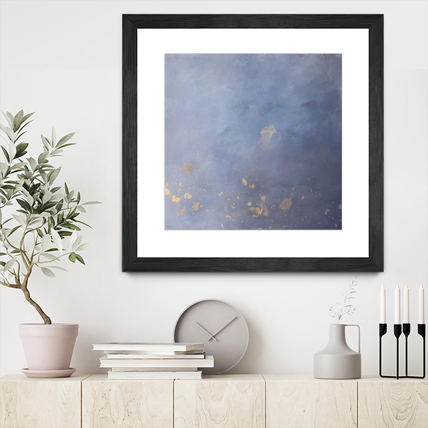 Escaping Night II by Julia Contacessi on GIANT ART - blue abstract