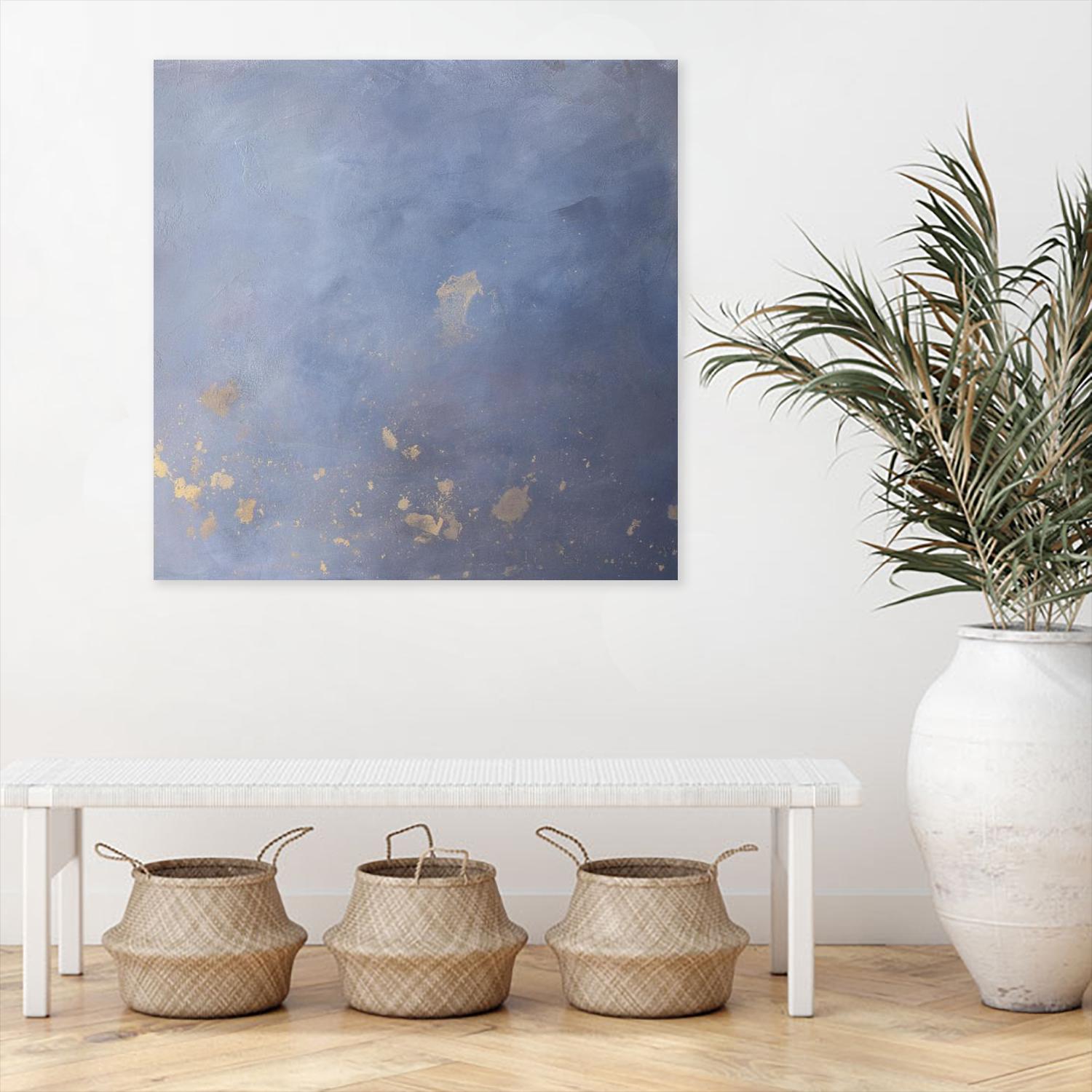 Escaping Night II by Julia Contacessi on GIANT ART - blue abstract