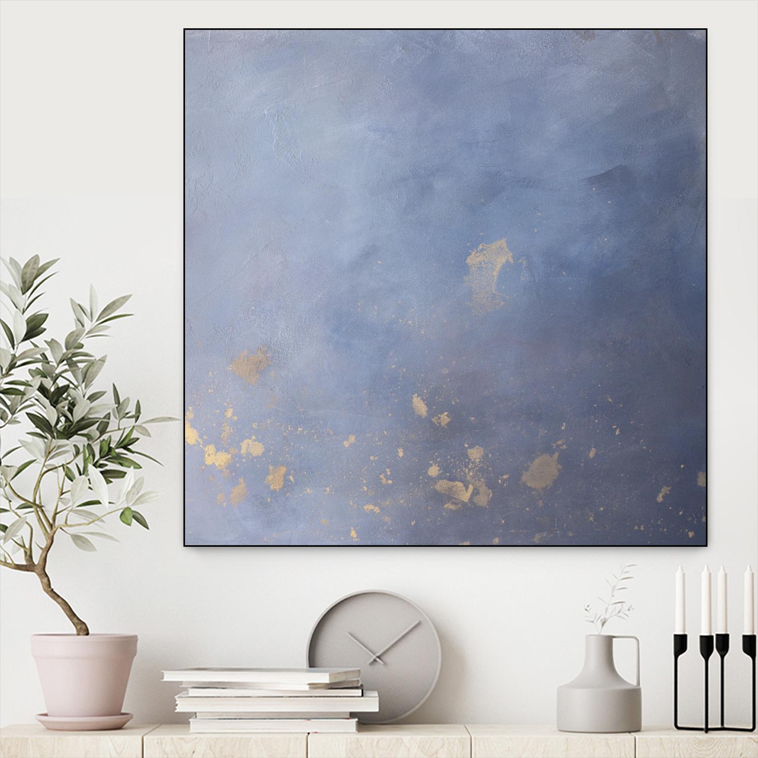 Escaping Night II by Julia Contacessi on GIANT ART - blue abstract