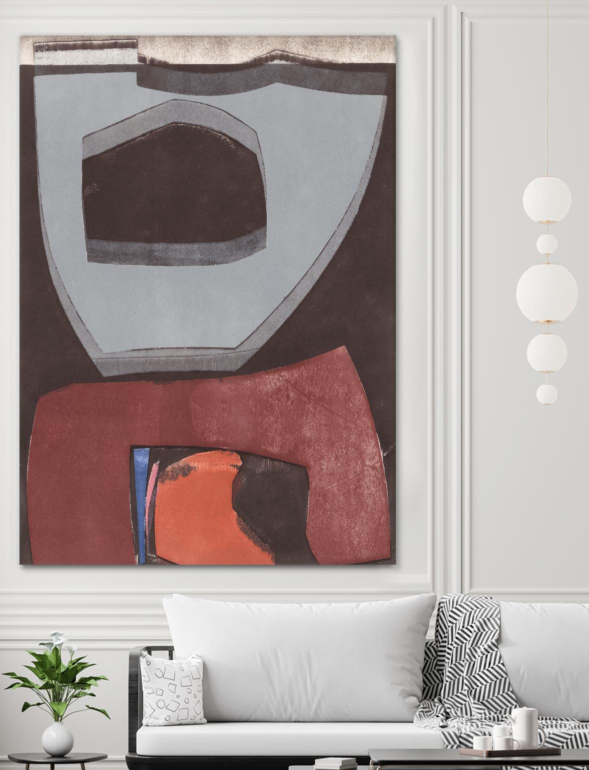 Istanbul #12 by Rob Delamater on GIANT ART - brown abstract