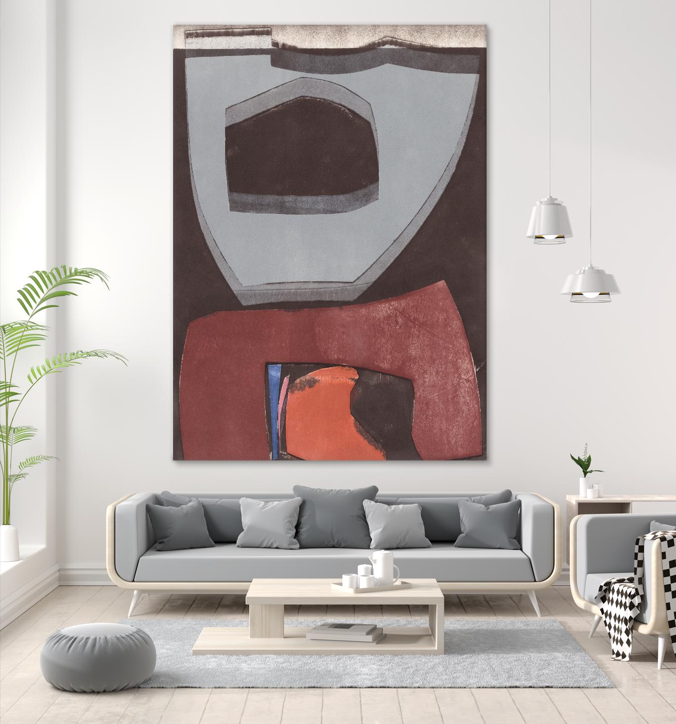 Istanbul #12 by Rob Delamater on GIANT ART - brown abstract