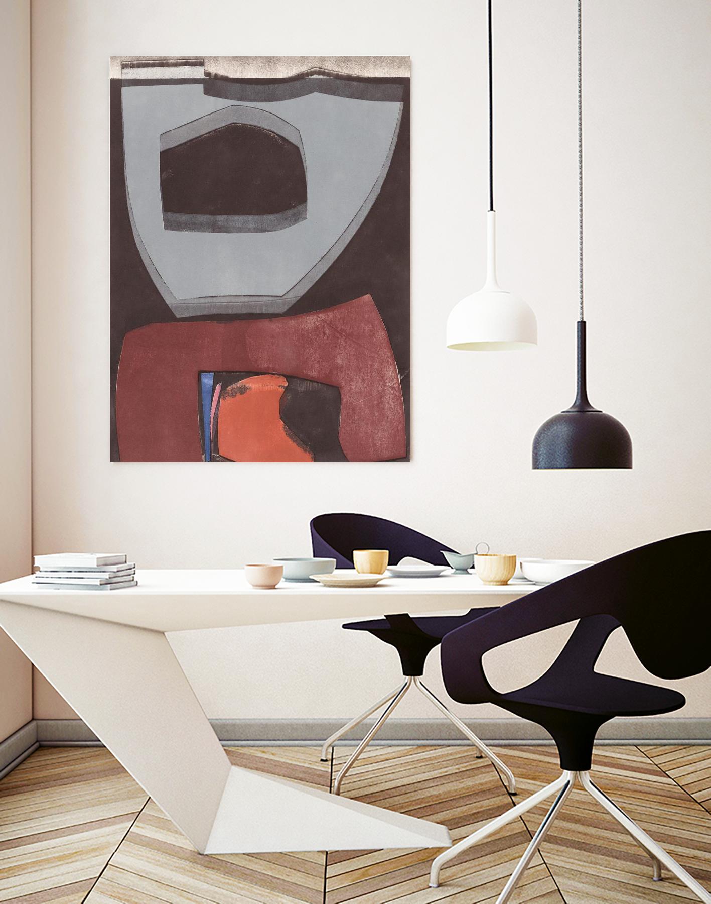 Istanbul #12 by Rob Delamater on GIANT ART - brown abstract