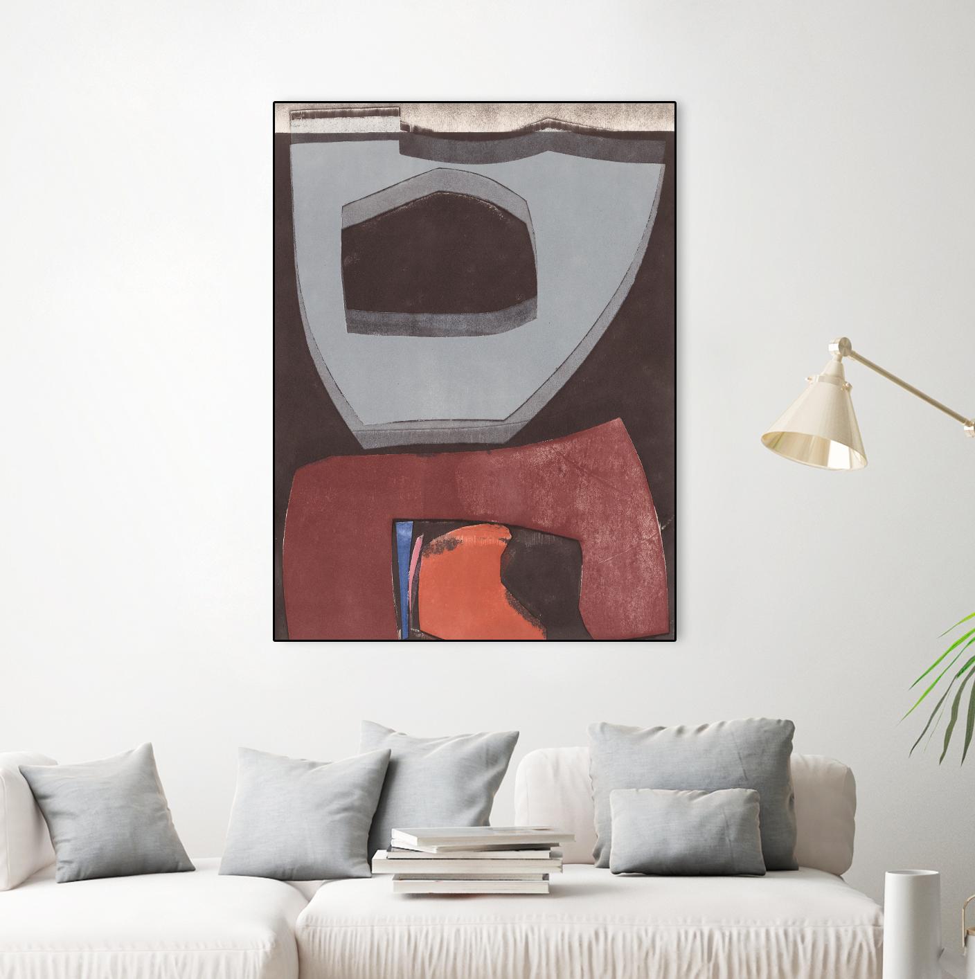 Istanbul #12 by Rob Delamater on GIANT ART - brown abstract