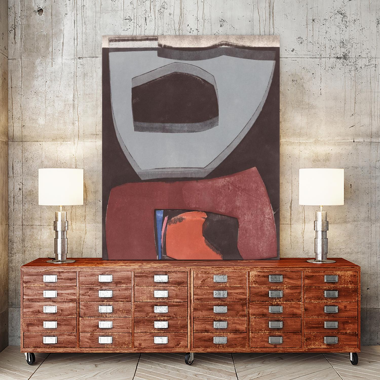 Istanbul #12 by Rob Delamater on GIANT ART - brown abstract