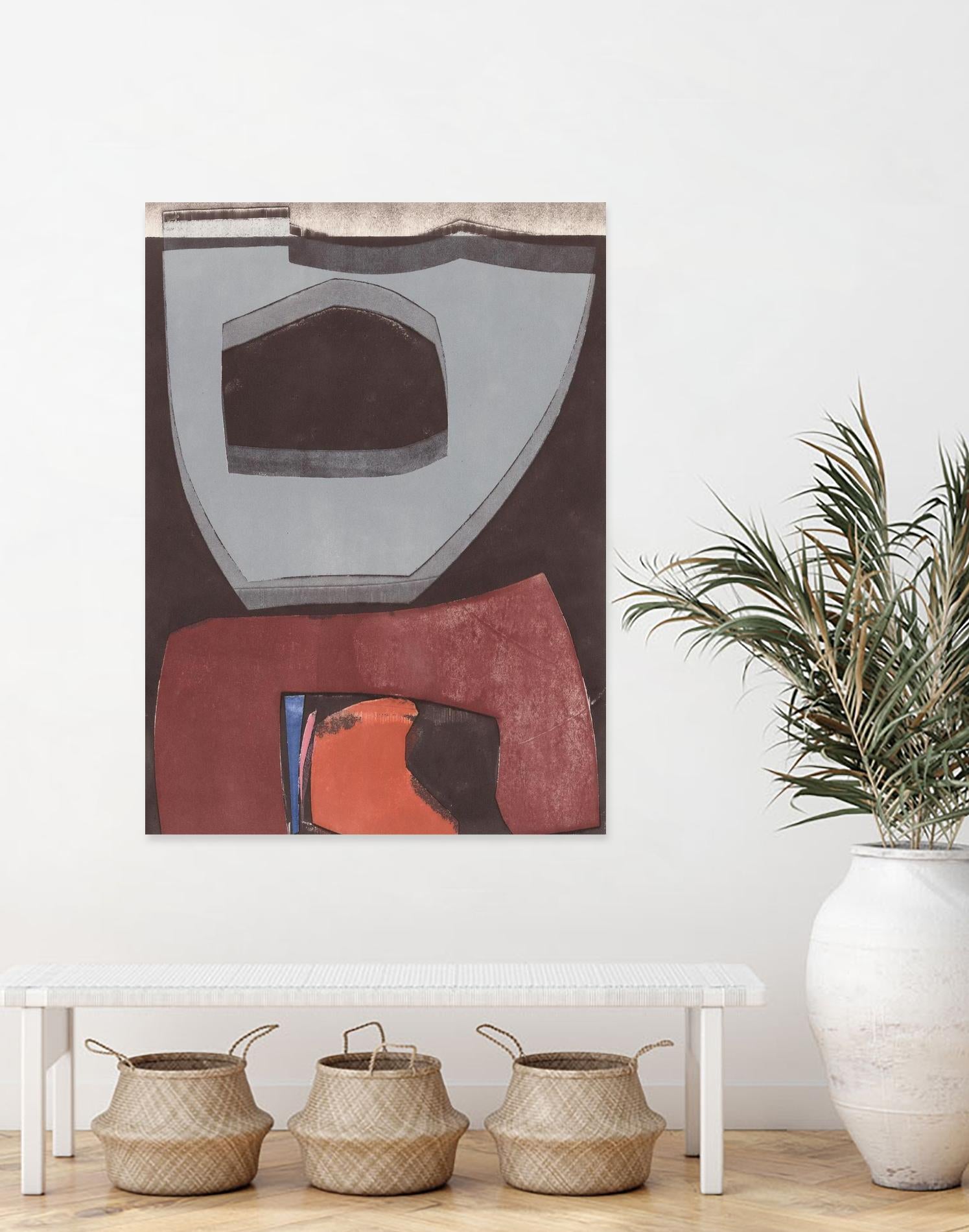 Istanbul #12 by Rob Delamater on GIANT ART - brown abstract