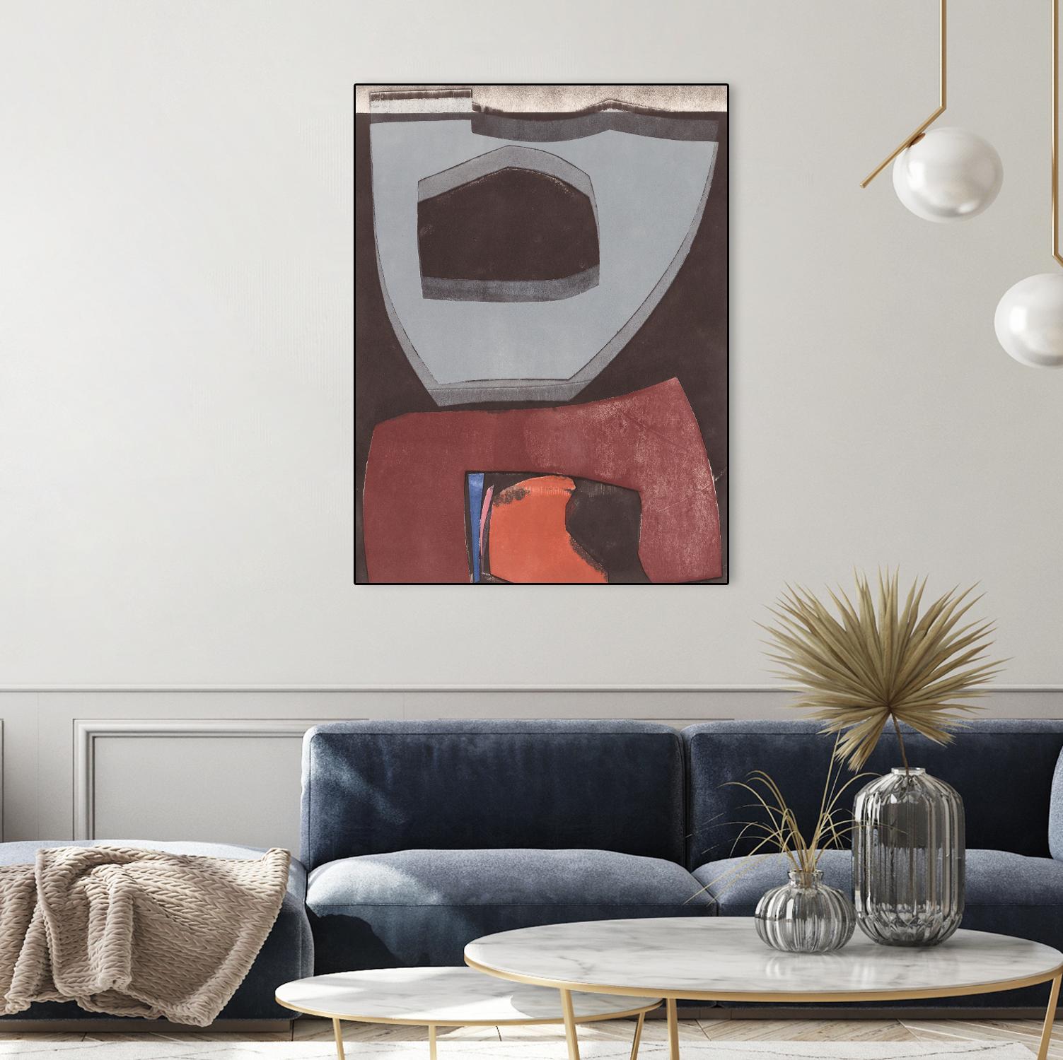 Istanbul #12 by Rob Delamater on GIANT ART - brown abstract