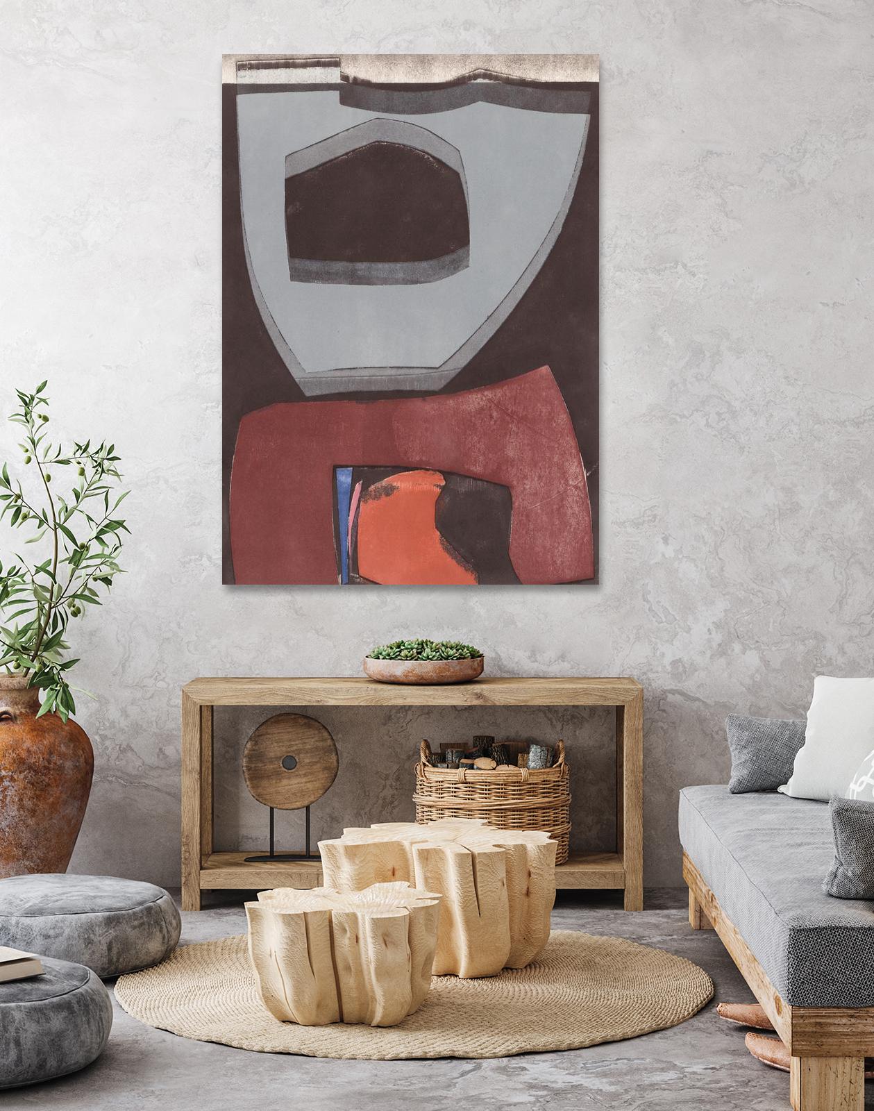 Istanbul #12 by Rob Delamater on GIANT ART - brown abstract