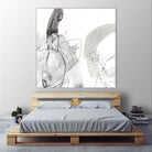 Monochrome Gestures III by June Erica Vess on GIANT ART - black abstract