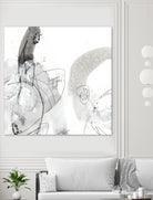 Monochrome Gestures III by June Erica Vess on GIANT ART - black abstract