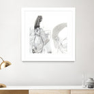 Monochrome Gestures III by June Erica Vess on GIANT ART - black abstract