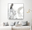 Monochrome Gestures III by June Erica Vess on GIANT ART - black abstract